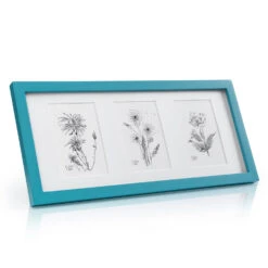 Moorgate Bilderrahmen Rechteckig 3er-Rahmen 15 X 10 Cm Passepartout Holz