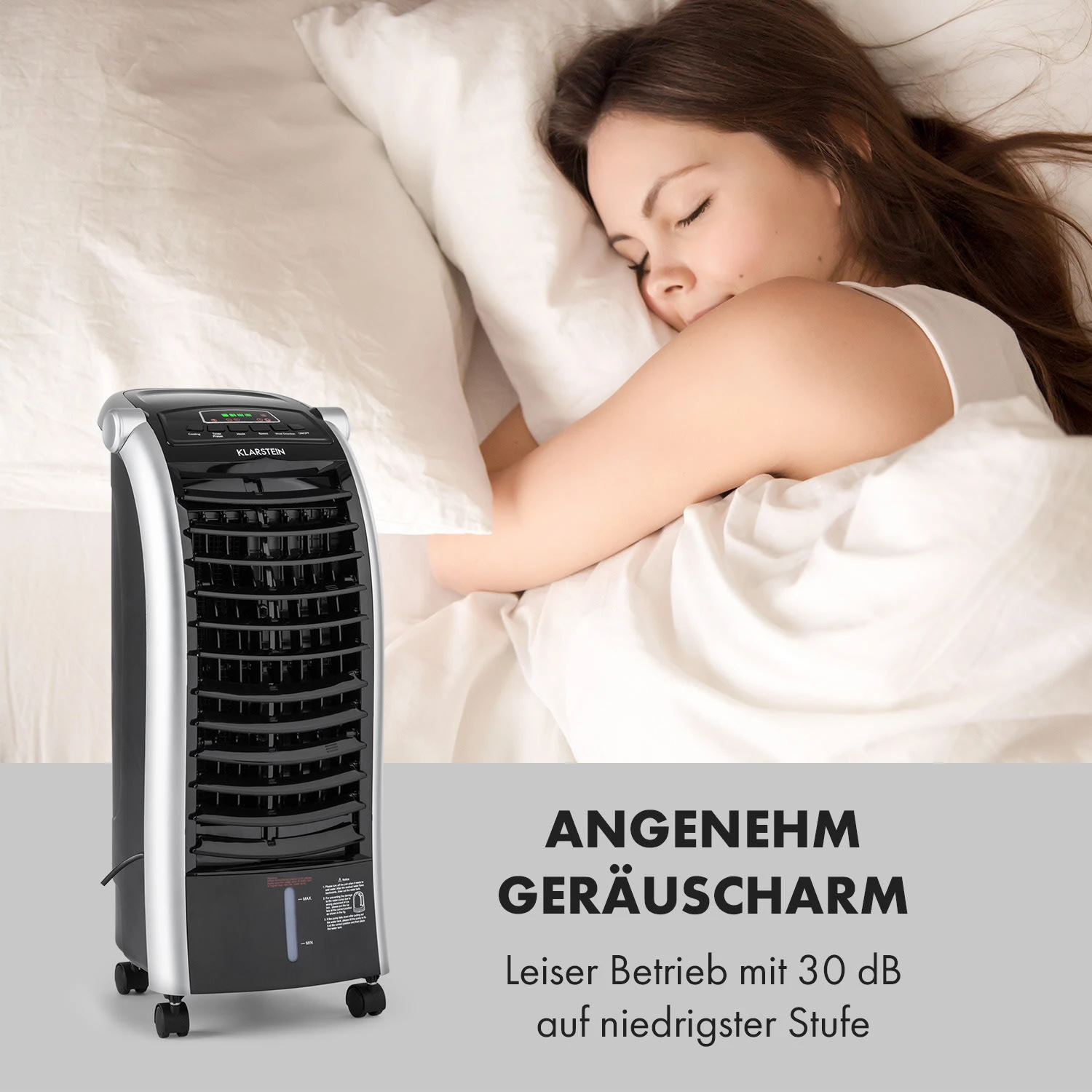 Maxfresh Ventilator Luftkühler 4-in-1-Funktion 6L-Tank 55W Timer – Bild 6