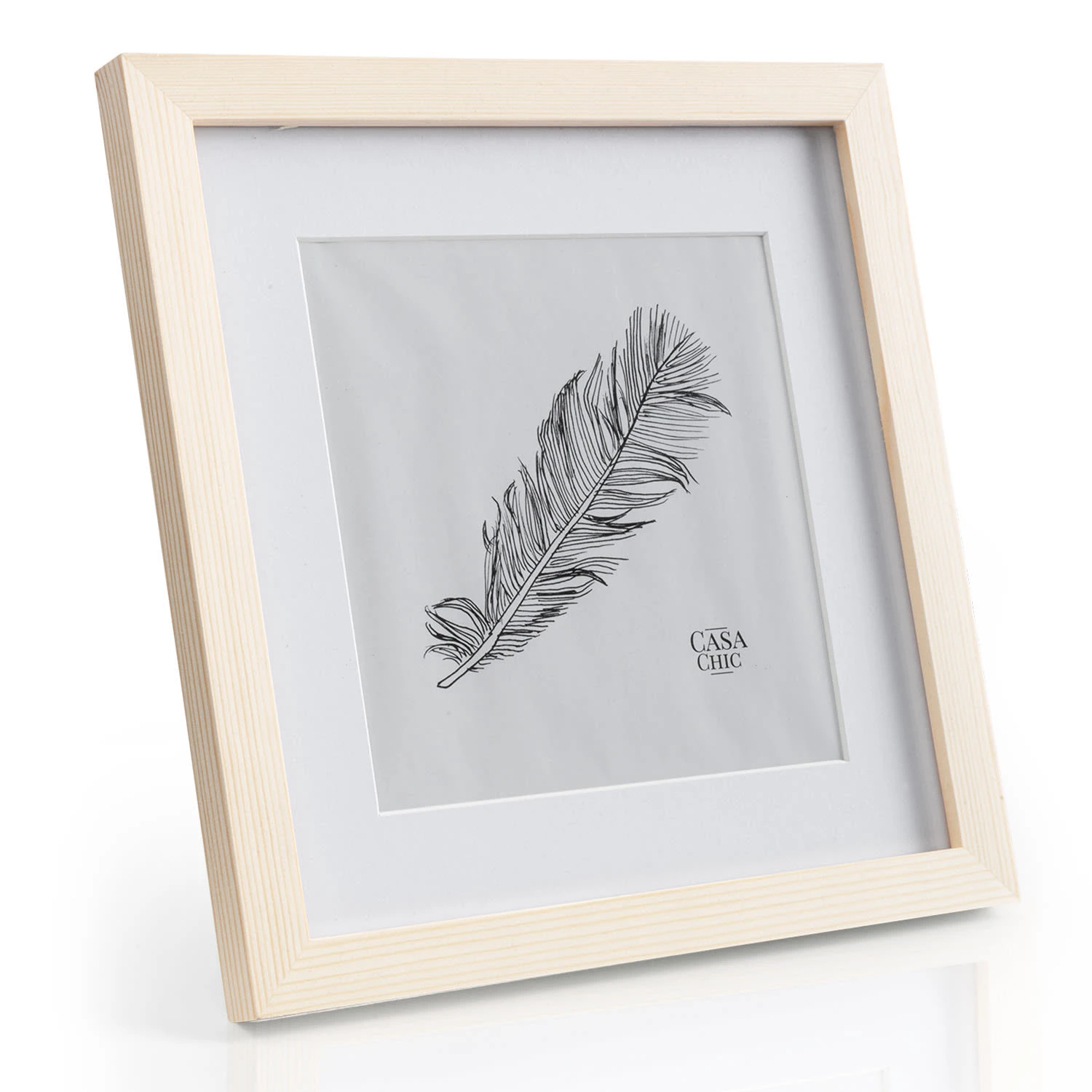 York Bilderrahmen Quadratisch 25 X 25 Cm Fotos Passepartout Glas