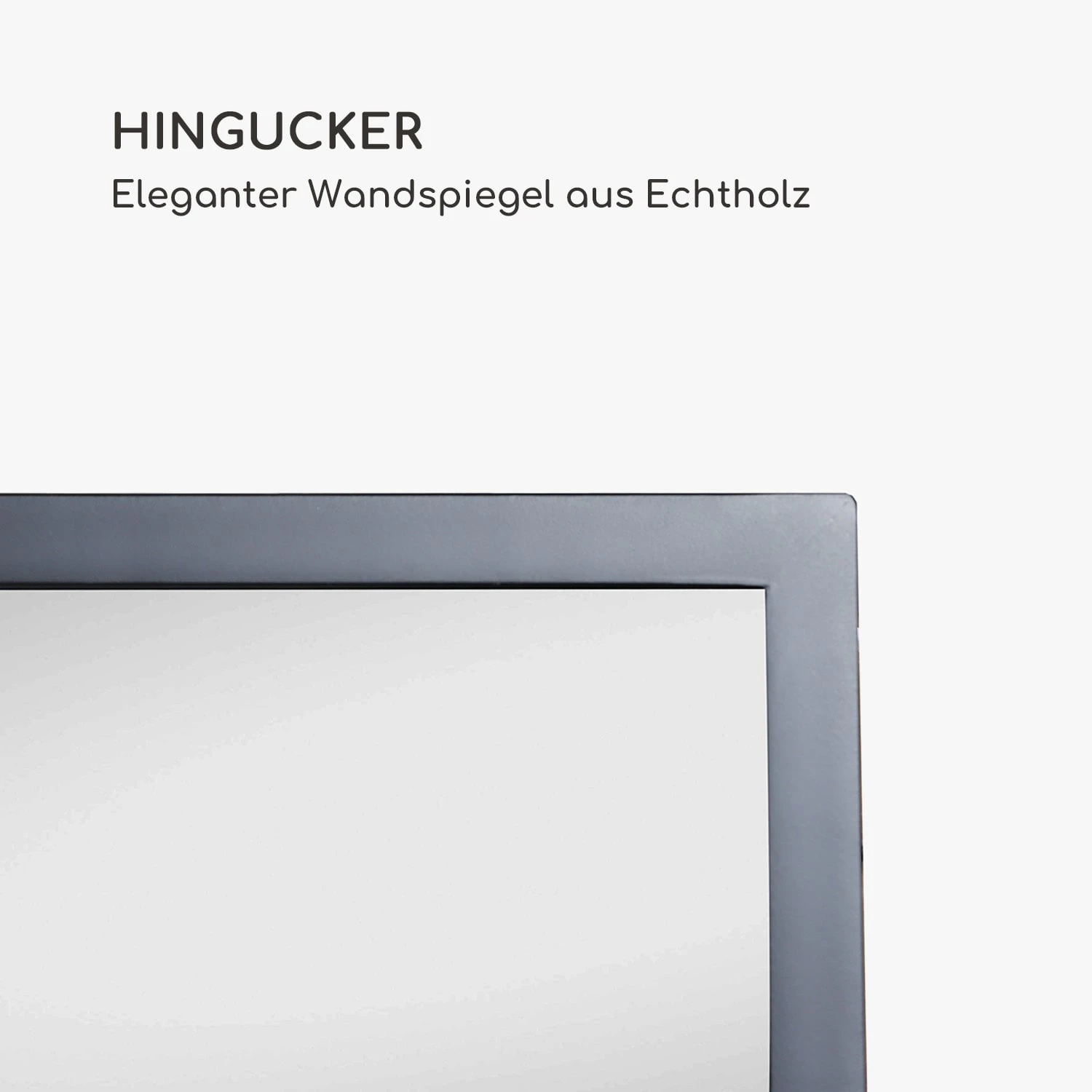 Arsenal Wandspiegel Echtholz Rechteckig 90 X 60 Cm – Bild 4