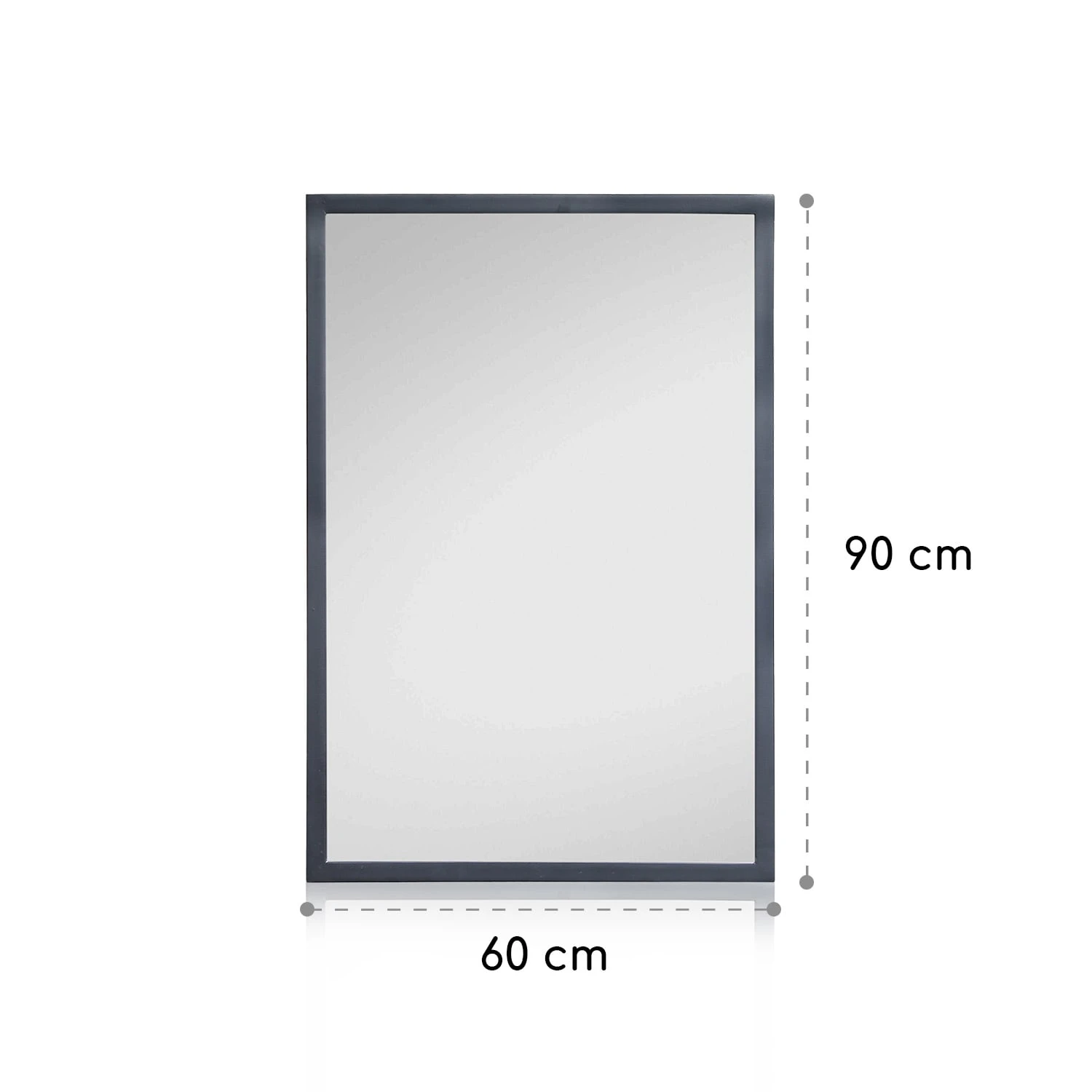 Arsenal Wandspiegel Echtholz Rechteckig 90 X 60 Cm – Bild 6