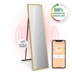 La Palma 900 Smart Infrarotstrahler Konvektor 40x160cm 900W Spiegel Standfuß