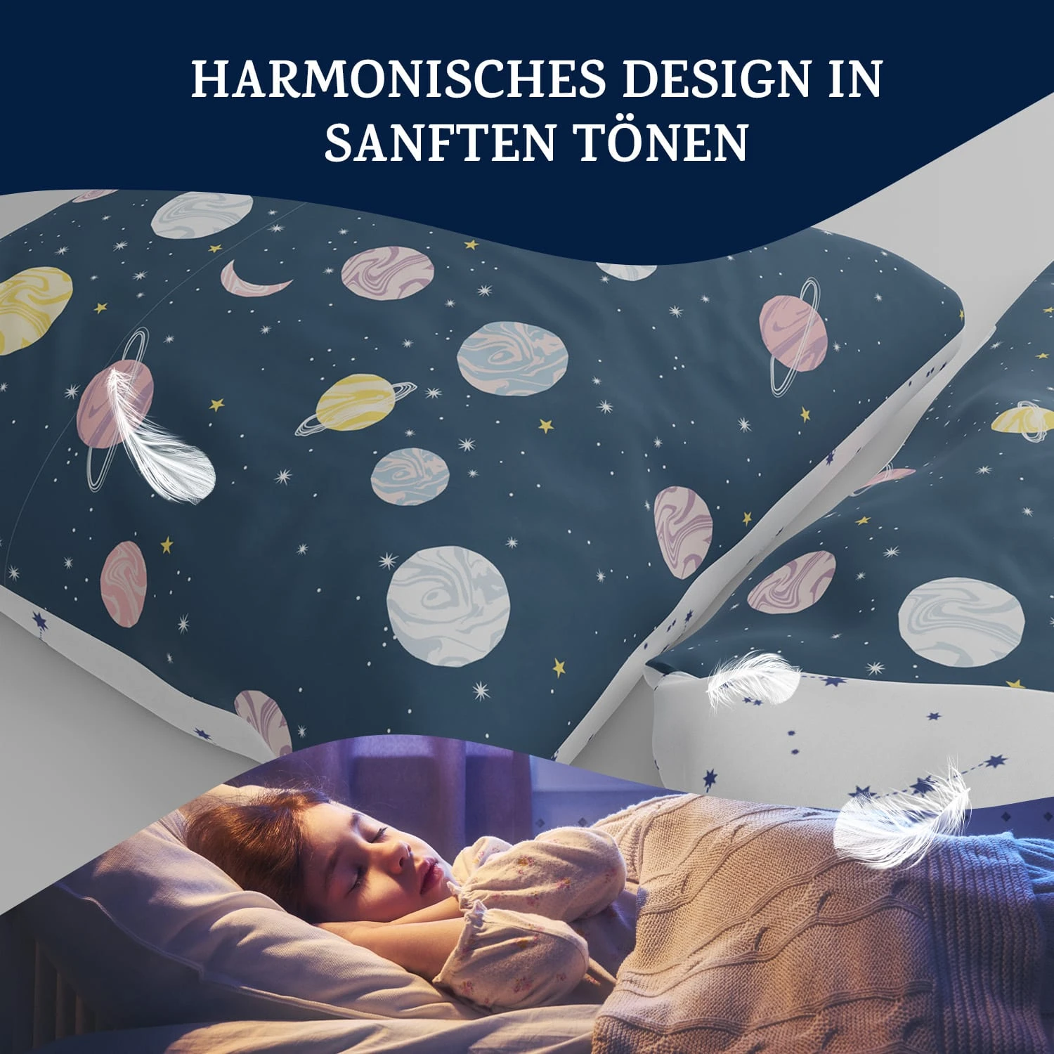 Soft Wonder Kids-Edition Bettwäsche 100 X 135 Cm 40 X 60 Cm Atmungsaktiv Mikrofaser – Bild 4