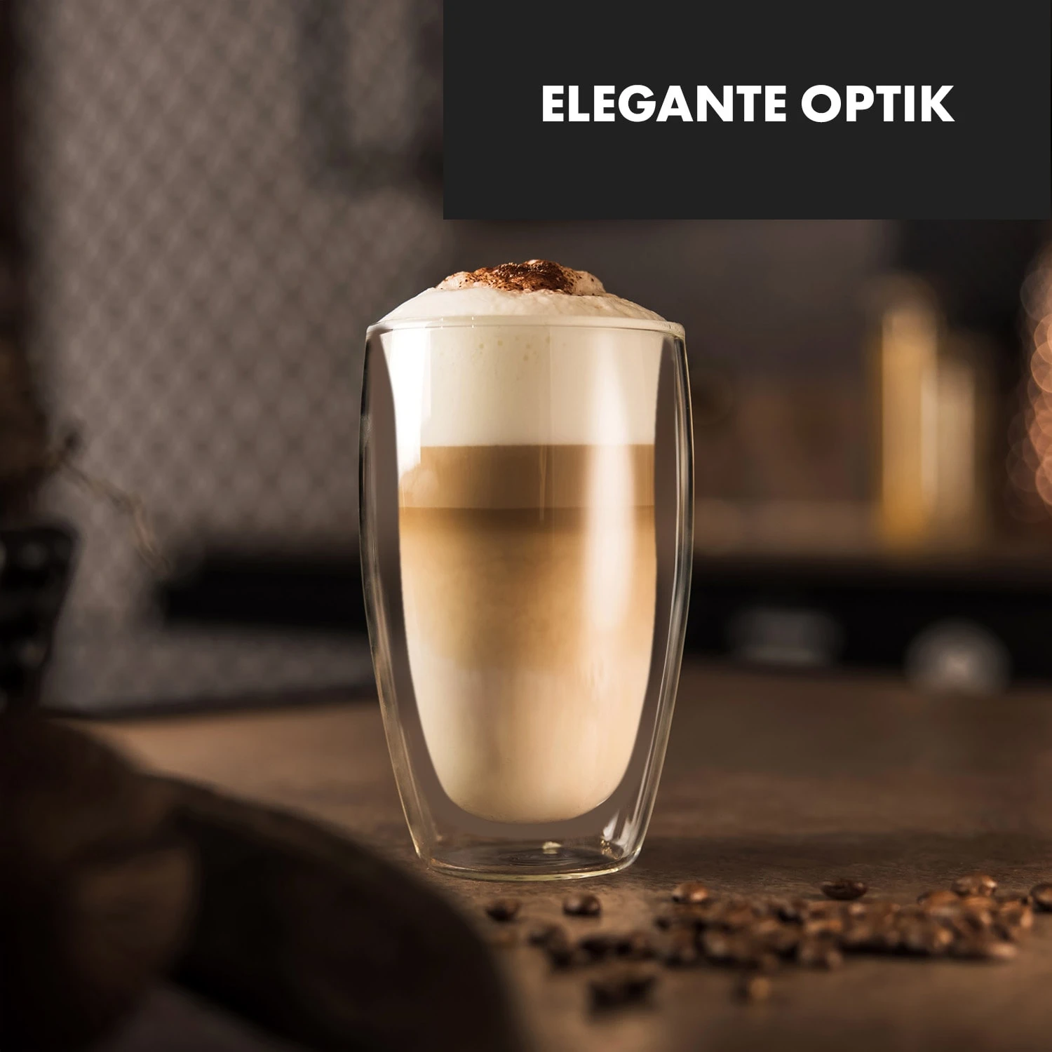 Glaswerk Carajillo Doppelwandige Thermogläser 450 Ml Handgemacht Borosilikatglas – Bild 2