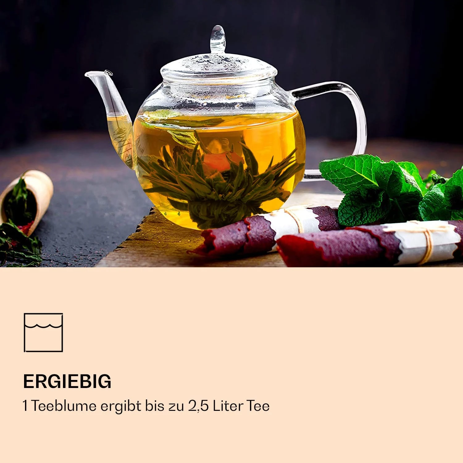 Feelino 6er Teeblume Mix Schwarz – Bild 2