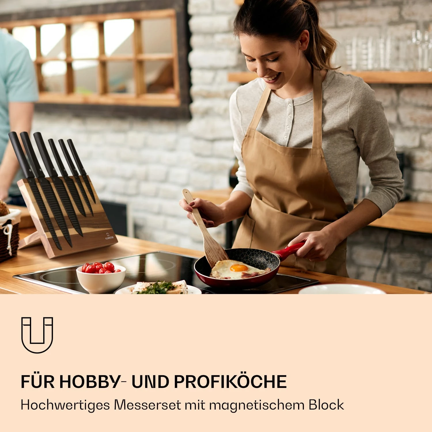 Kissaki Messerset Magnetisch Antihaftversiegelung Wellenform – Bild 2