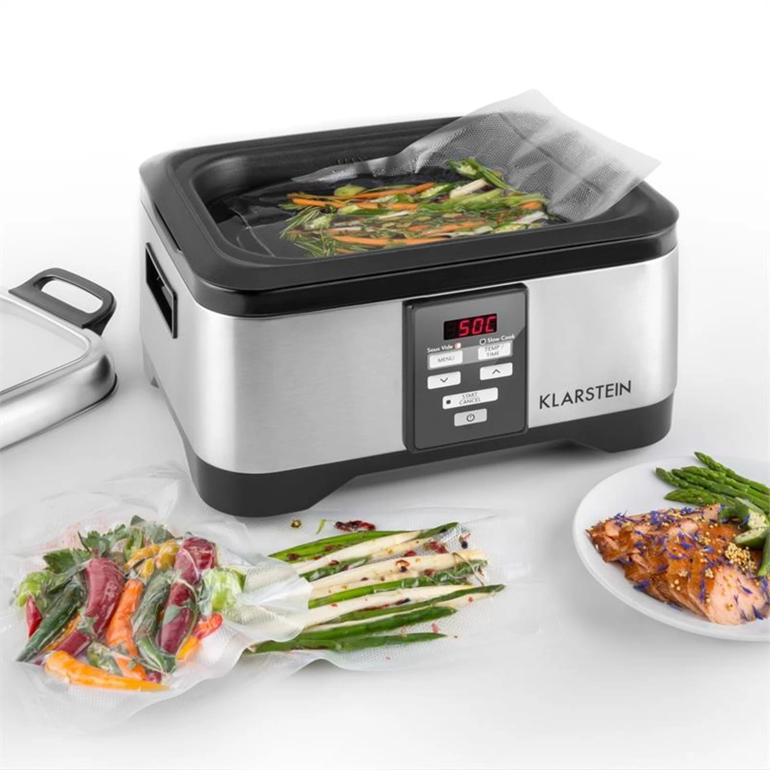 Tastemaker Foodlocker Sous-vide Set Schongarer Slow Cooker 6l 550 W – Bild 2